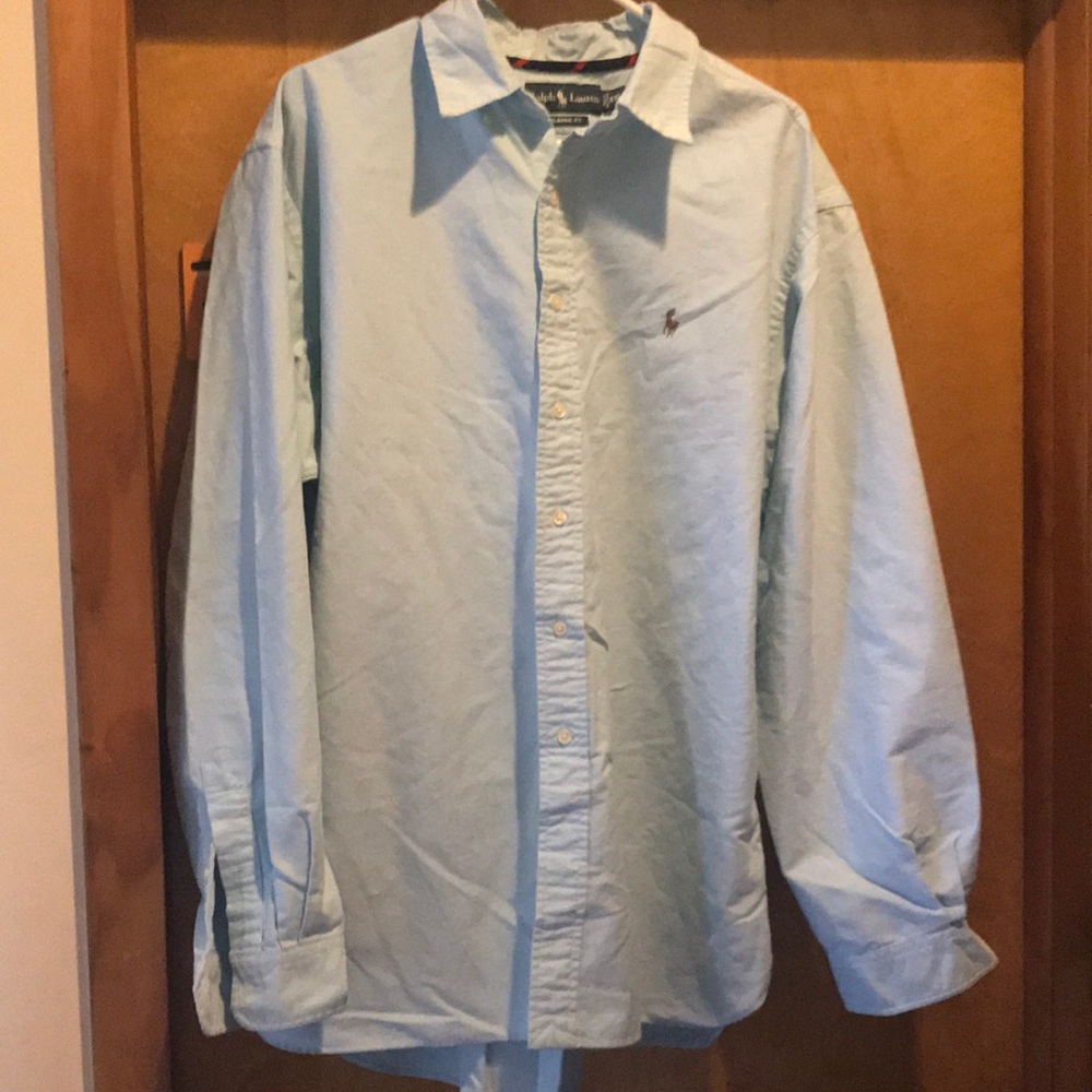 Sky Blue Polo RL button down